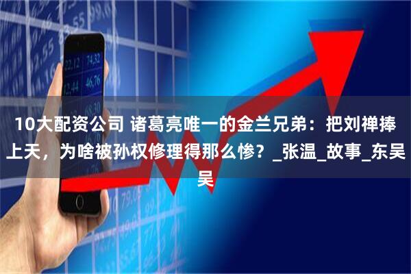 10大配资公司 诸葛亮唯一的金兰兄弟：把刘禅捧上天，为啥被孙权修理得那么惨？_张温_故事_东吴